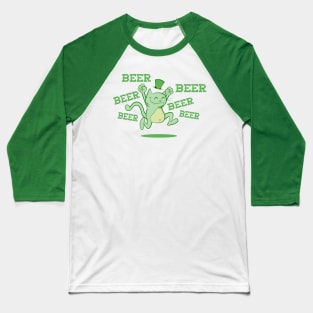 BEER CAT ST. PATS Baseball T-Shirt